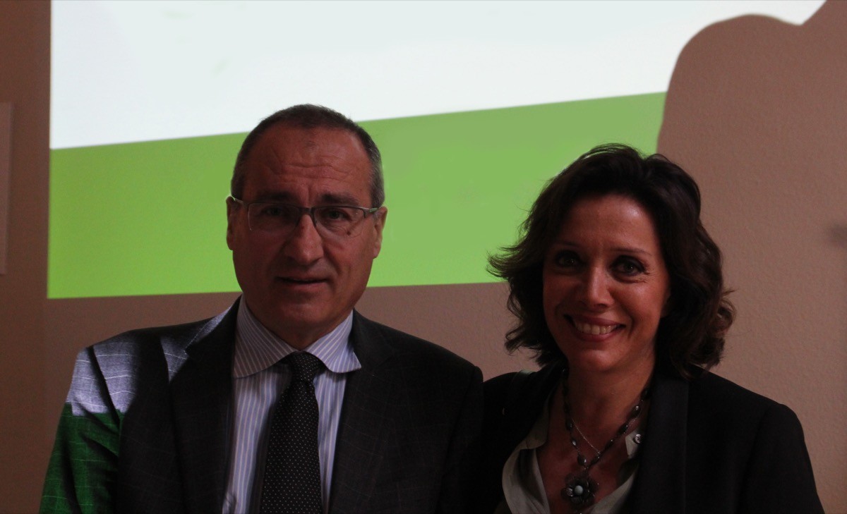 Fabrizio Scuri e Daniela Grandi, ad e presidente del Gruppo Gabeca di Montichiari, www.bsnews.it