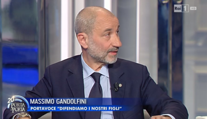 Massimo Gandolfini a Porta a Porta, Brescia