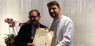 Alberto Gippone, chef franciacortino, premiato a Milano da GourmArte